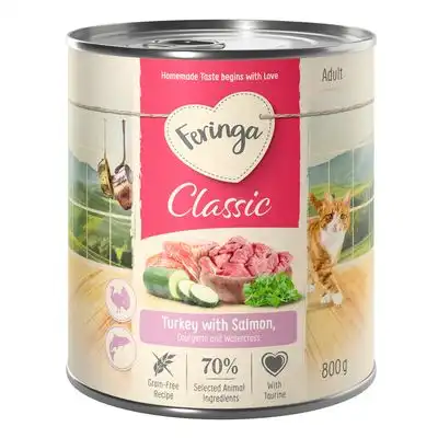 Feringa Classic Meat Menu 6 x 800 g - Salmón y pavo - Feringa - Comparador de precios