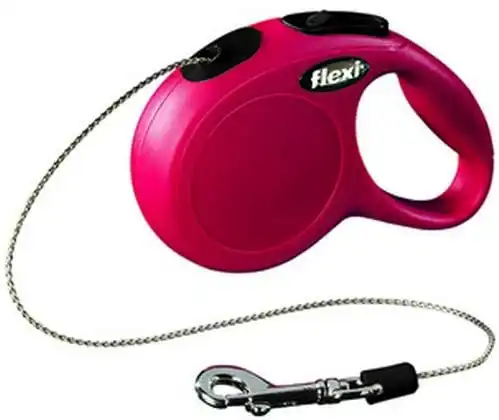 Flexi Correa New Classic Cordón XS para Gato Rojo