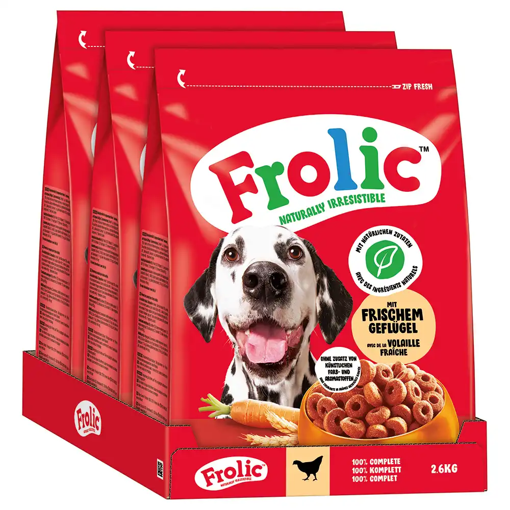 Frolic Complete con ave - 7,8 kg (3 x 2,6 kg)