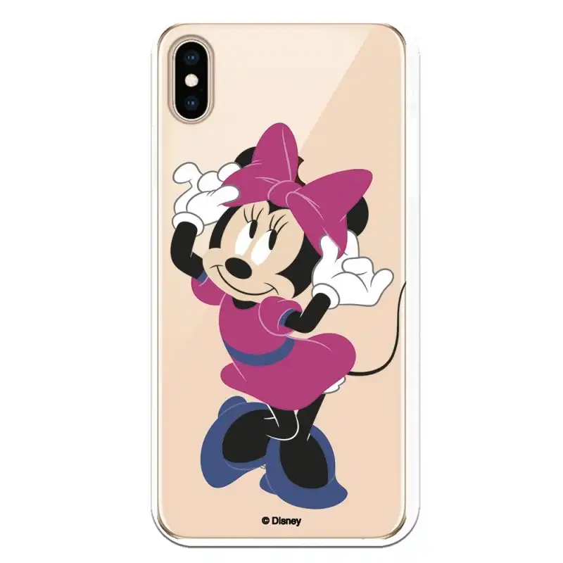 Funda Oficial de Disney Minnie Rosa Clásicos Disney para iPhone XS Max