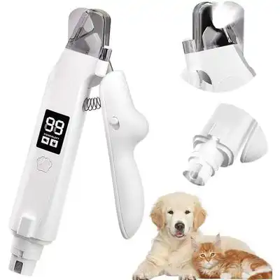HausPets Lima de uñas eléctrica 2 en 1 para perros gatos, LED, salpicaduras - Artículo 1 - HausPets - Comparador de precios