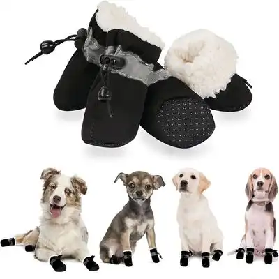 IntiMeg Zapatos protectores de felpa para perros - Longitud: 5,5 mm Ancho: 4,5 mm - IntiMeg - Comparador de precios