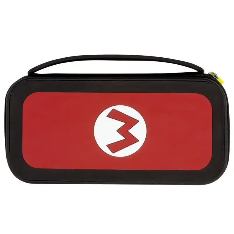 PDP Starter Kit Mario "M" Edition Funda Roja para Nintendo Switch