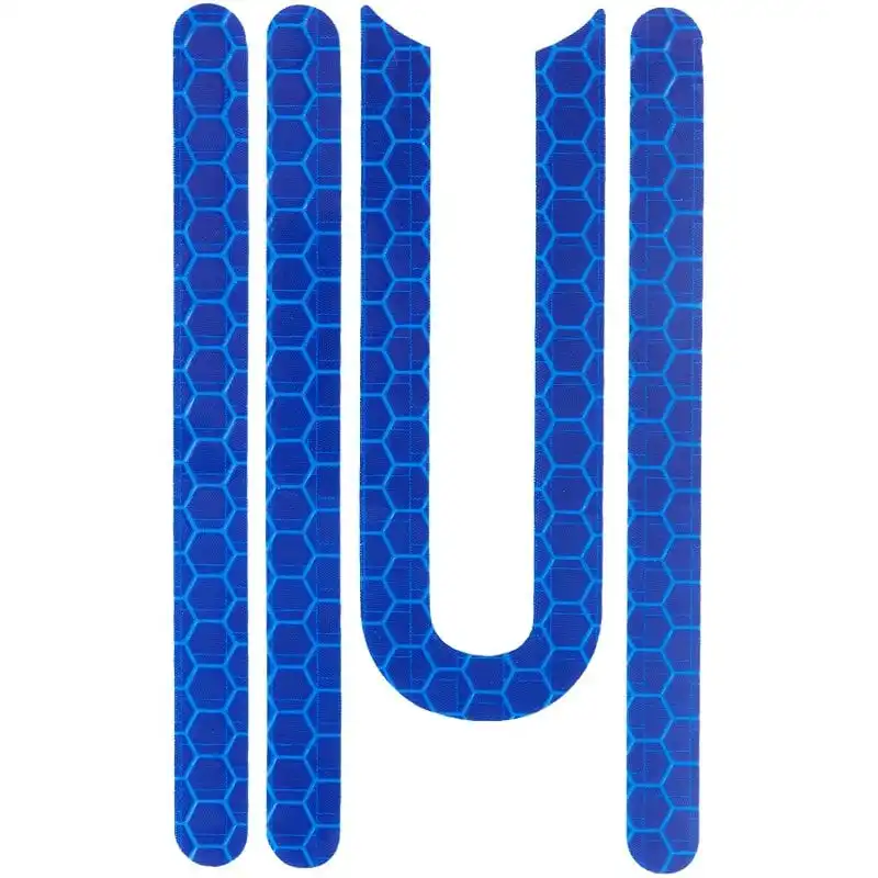 Urban Scout Pegatinas Reflectantes para Ruedas Azules