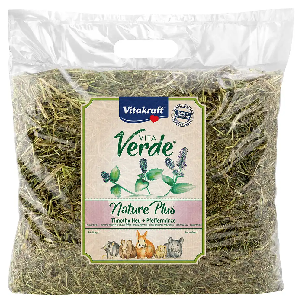 Vitakraft Vita Verde Heno Timothy con menta piperita - 500 g