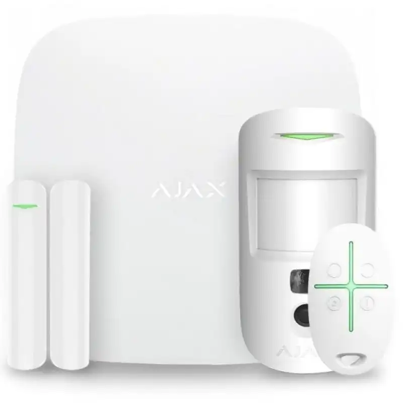 Ajax Hub 2 Alarma Doméstica Inalámbrica Kit 1 Blanco