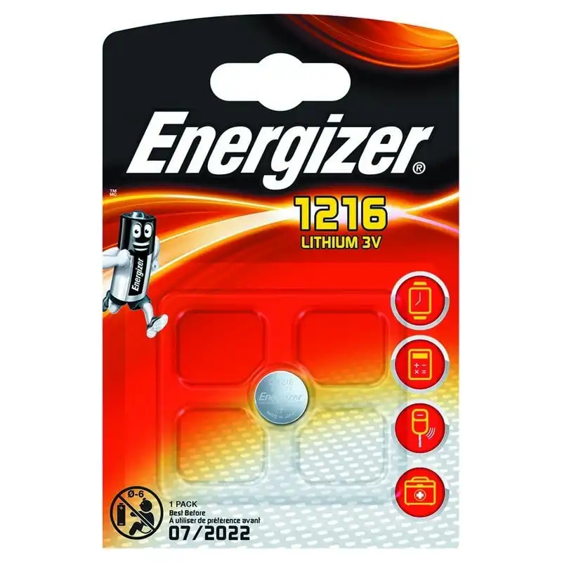 Energizer Pila de Litio CR1216 3V