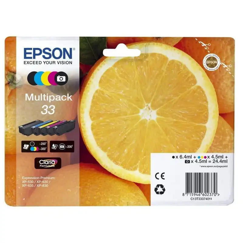Epson 33 Multipack Cartuchos de Tinta
