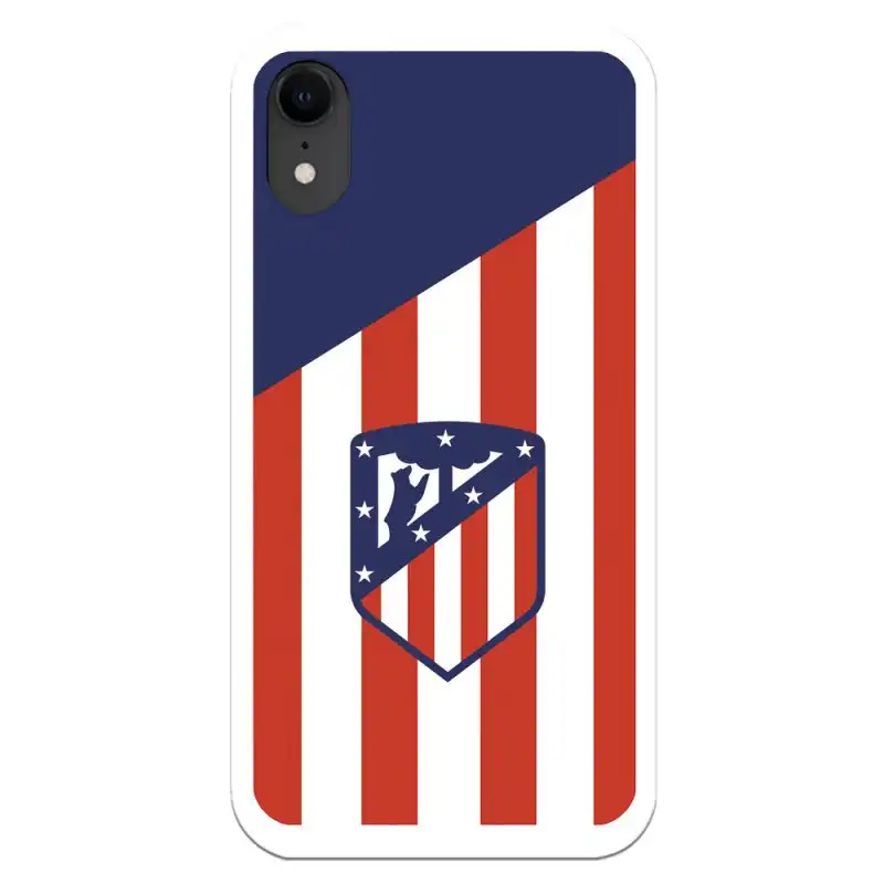 Funda Licencia Oficial Atlético de Madrid Escudo Fondo Atletico para iPhone XR