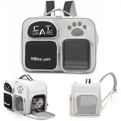 FurryFusion Mochila para perros y gatos - Negro - Furry Fusion - Comparador de precios