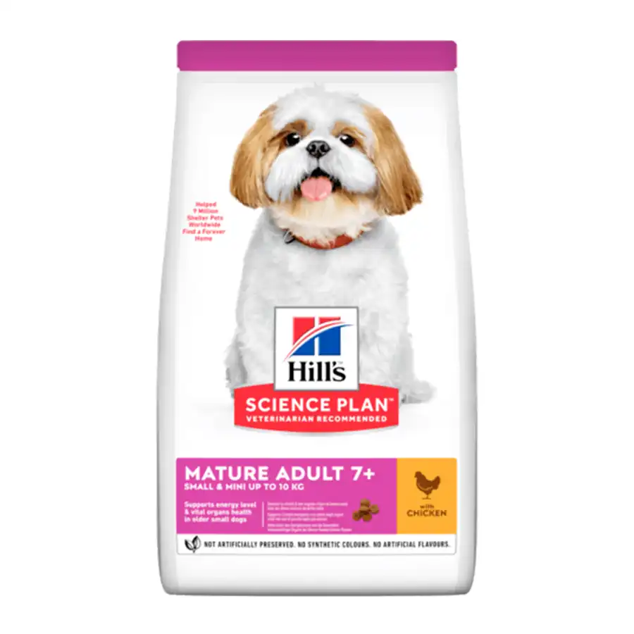 Hill's Science Plan Mature Adult Small & Mini pollo pienso para perros