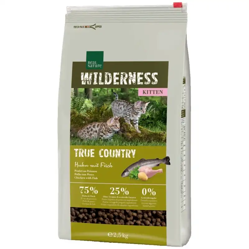 Real Nature Wilderness True Country Para Gatitos, Peso 2,5 Kg.