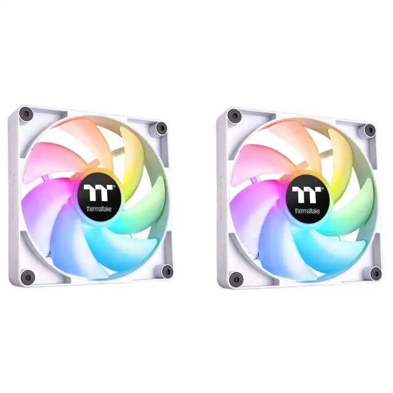 Thermaltake CT120 ARGB Sync PC Pack de 2 Ventiladores 120mm Blanco