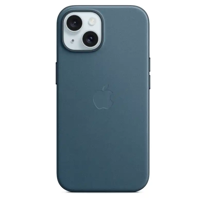 Apple Funda de Trenzado Fino con MagSafe Azul Pacífico para iPhone 15