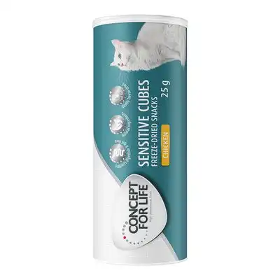 Concept for Life Sensitive Cubes snacks liofilizados para gatos - 25 g - Concept for Life - Comparador de precios