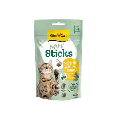 GimCat Mini Sticks - Pollo con hierba gatera (50 g) - GimCat - Comparador de precios