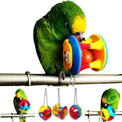 IntiMeg Juego de tres juguetes masticables para pájaros - Tres habitaciones - IntiMeg - Comparador de precios