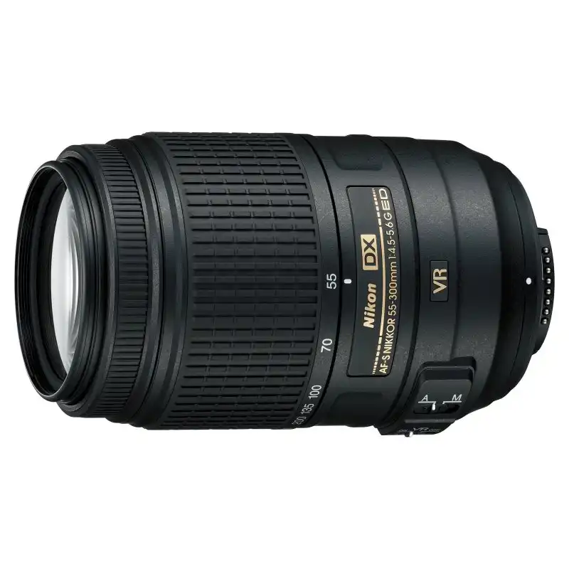 Nikon AF-S DX NIKKOR 55-300mm f/4.5-5.6G ED VR SLR Super Teleobjetivo Negro