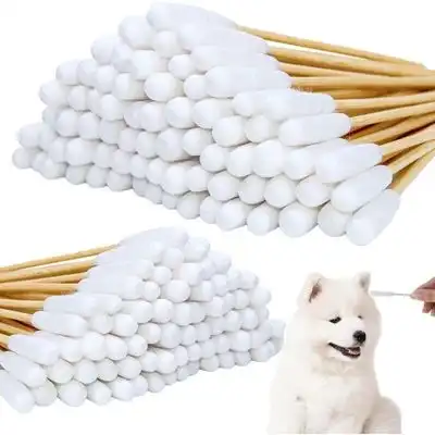 Pawffee 200 bastoncillos de algodón 15cm limpiar oídos dientes mascotas - 1 pieza - Pawffee - Comparador de precios