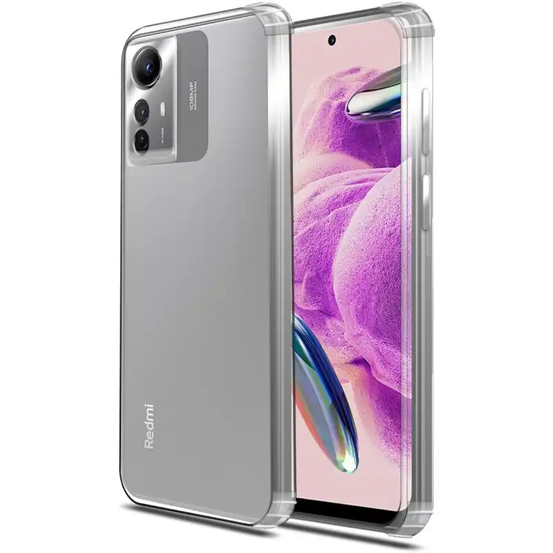 PcCom Essential Funda Antishock Transparente para Xiaomi Redmi Note 12S