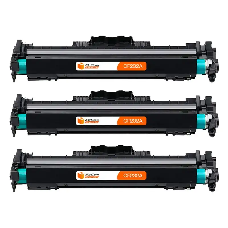 Pccom Essential Tambor Compatible con HP CF232A/32A Negro Pack 3