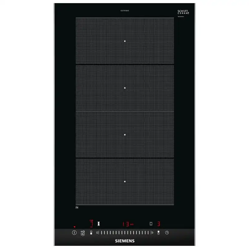 Siemens EX375FXB1E Placa de Inducción 30cm 2 Zonas Negra
