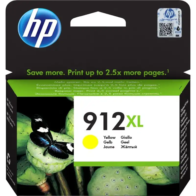 Cartucho de Tinta Original HP 912XL XL Amarillo