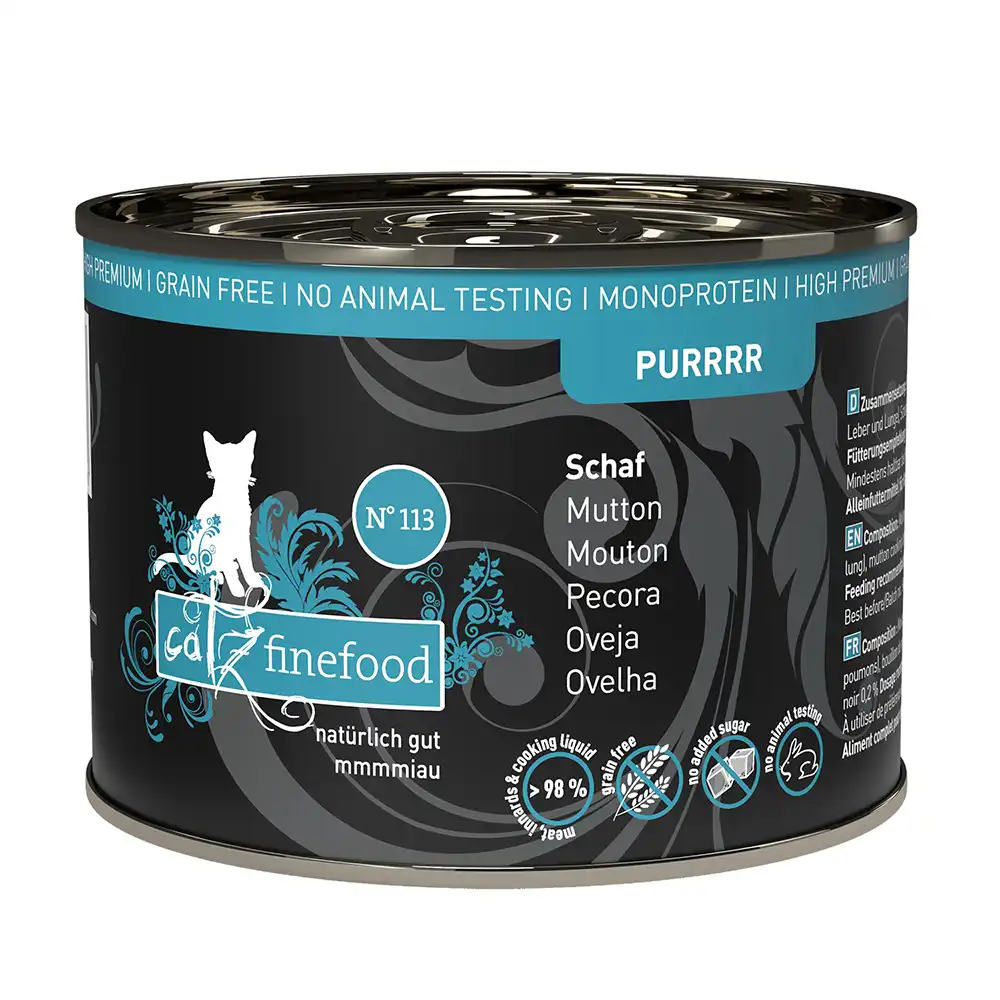 catz finefood Purrrr en latas 6 x 200 / 190 g - Oveja (6 x 200 g) - catz finefood - Comparador de precios