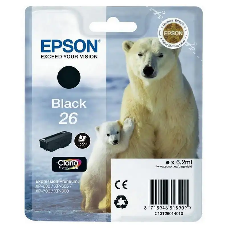 Epson T2601 Negro XP-600/XP-605/XP-700/XP-800
