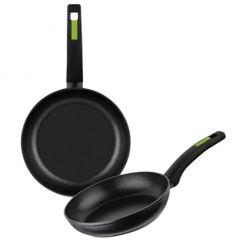 Monix Green M481240 Set de 2 Sartenes de Aluminio Forjado 20/24cm + Protector Green
