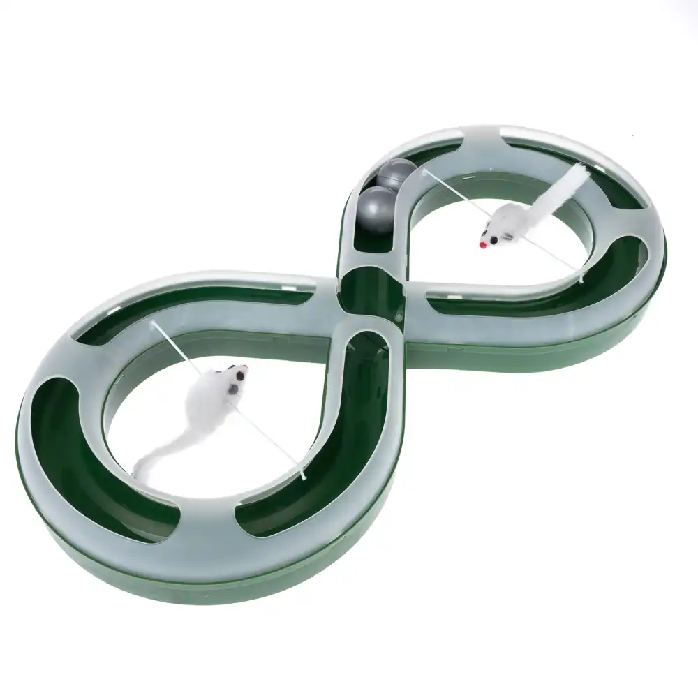 para gatos TIAKI carril de bolas con ratones - 1 unidad