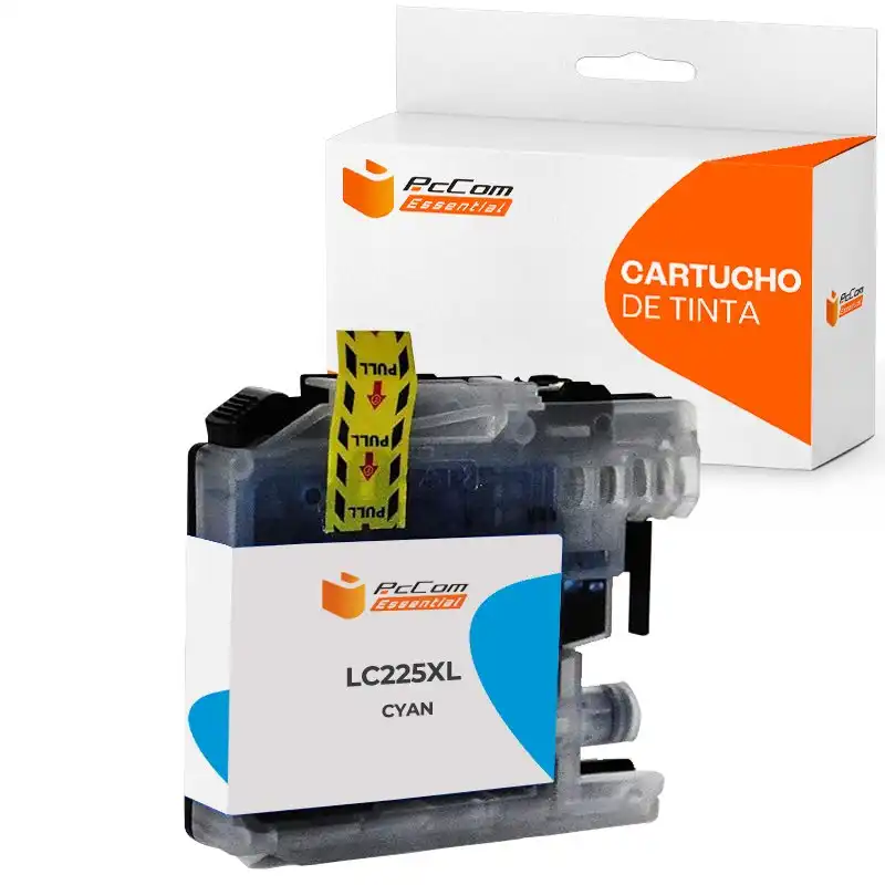Pccom Essential Brother Lc225xl Cartucho Tinta Compatible Cian