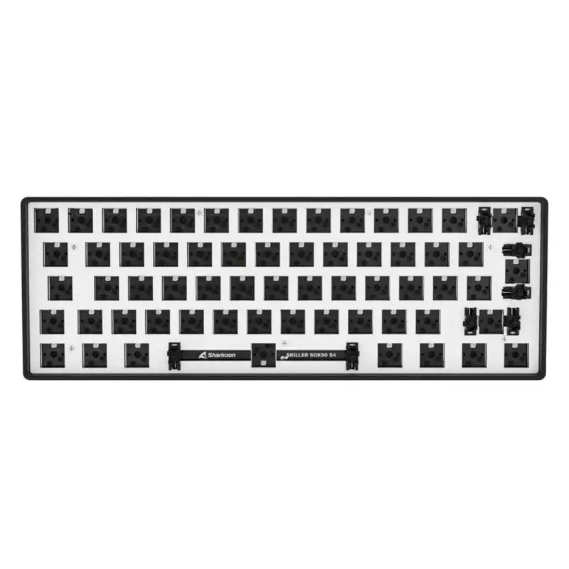 Sharkoon Skiller SGK50 S4 Barebone ISO Black Teclado Gaming Sin Interruptores USB-Tipo C