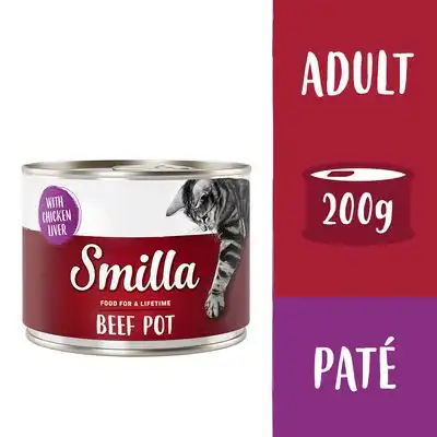 Smilla Tierno vacuno 6 x 200 g - Vacuno con hígado de pollo - Smilla - Comparador de precios