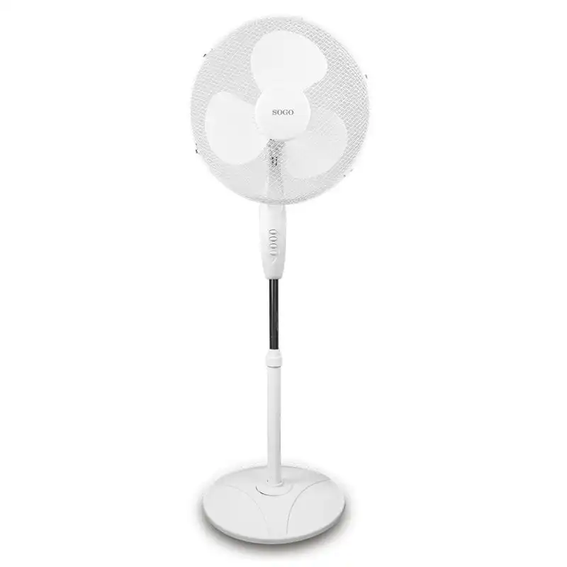 Sogo Ventilador de Pie 40W Blanco