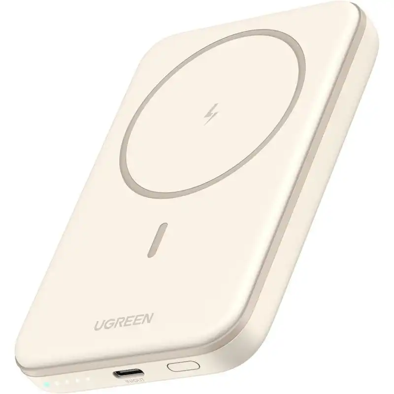 Ugreen PowerBank con Carga Inalámbrica Magsafe 5000mAh Beige