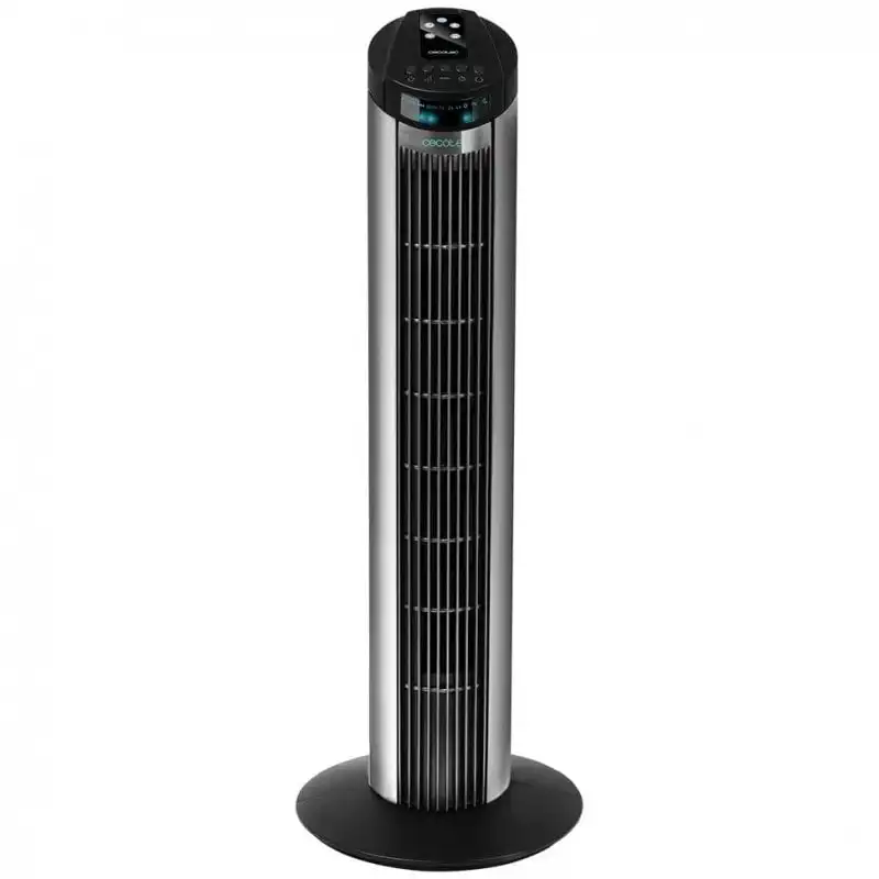 Cecotec EnergySilence 890 Skyline Ventilador de Torre con Mando 50W Negro/Plata
