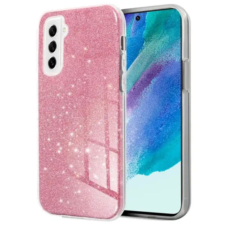 Cool Funda Glitter Rosa para Samsung Galaxy S21 FE G990B