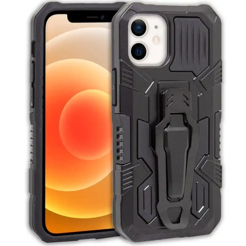 Cool Funda Hard Clip Negra para iPhone 12 Mini