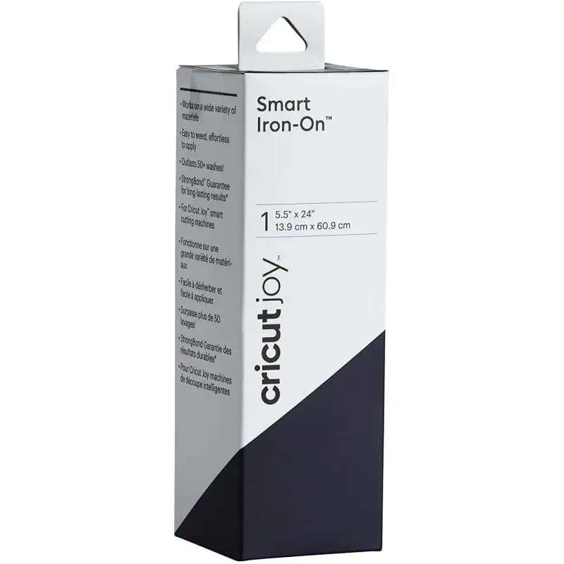 Cricut Joy Iron-On Vinilo Termoadhesivo 13.9 cm x 60.9 cm Marino
