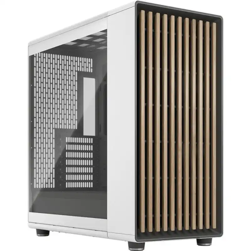 Fractal Design North XL TGC Midi Tower Cristal Templado USB-C Blanco Tiza