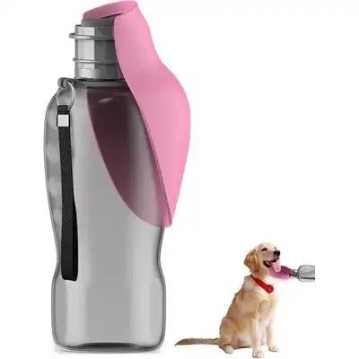 HausPets Botella agua perros 800 ml prueba fugas, portátil paseos viajes - 800 ml - HausPets - Comparador de precios