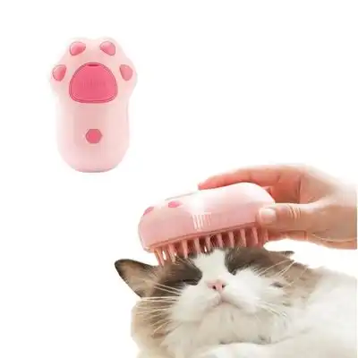IntiMeg Cepillo de masaje a presión para patas de gato - Rosa - IntiMeg - Comparador de precios