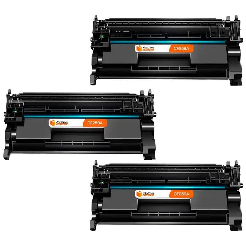 Pccom Essential HP CF259A Tóner Compatible Negro Pack 3