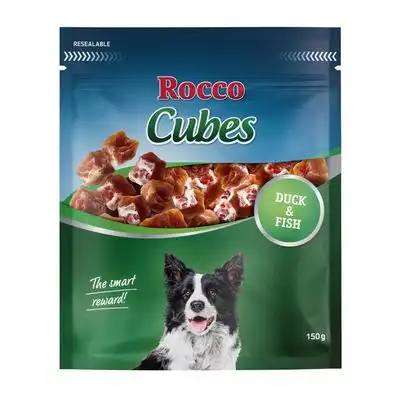 Rocco Cubes snacks para perros - Pato - 150 g - Rocco - Comparador de precios