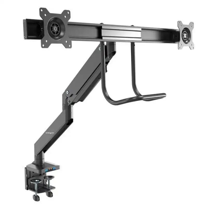 StarTech Soporte VESA Ajustable Montaje 2 Monitores 2 USB 3.0 Grommet