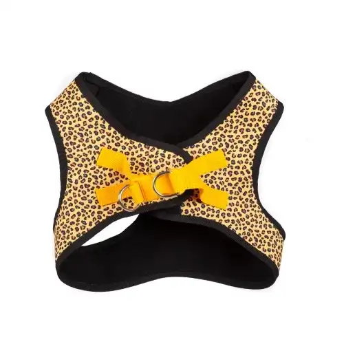 Arnés Pamppy Leopardo Amarillo para perros