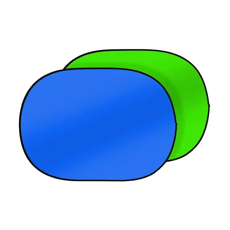 Bresser TR-3 Fondo de Fotografía Plegable 180x225 cm Verde/Azul