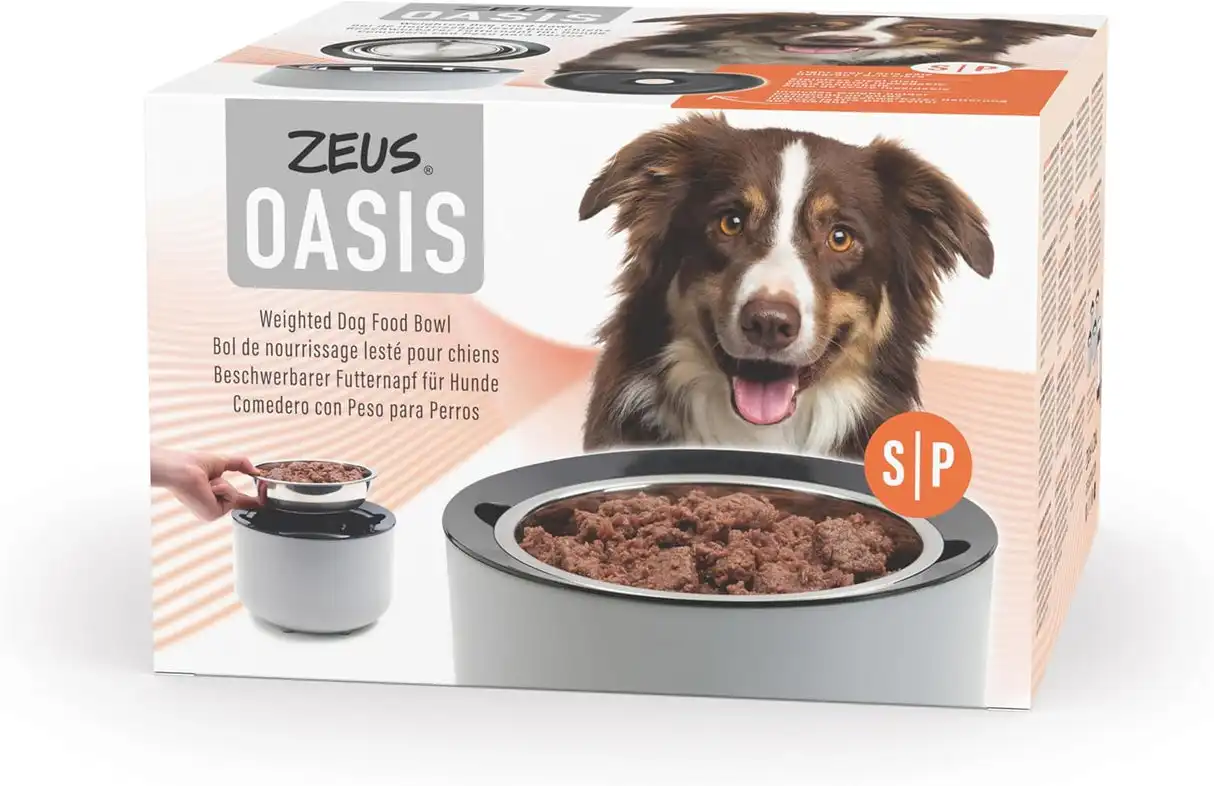 Comedero elevado con peso Zeus Oasis - 1.8 l - Zeus - Comparador de precios