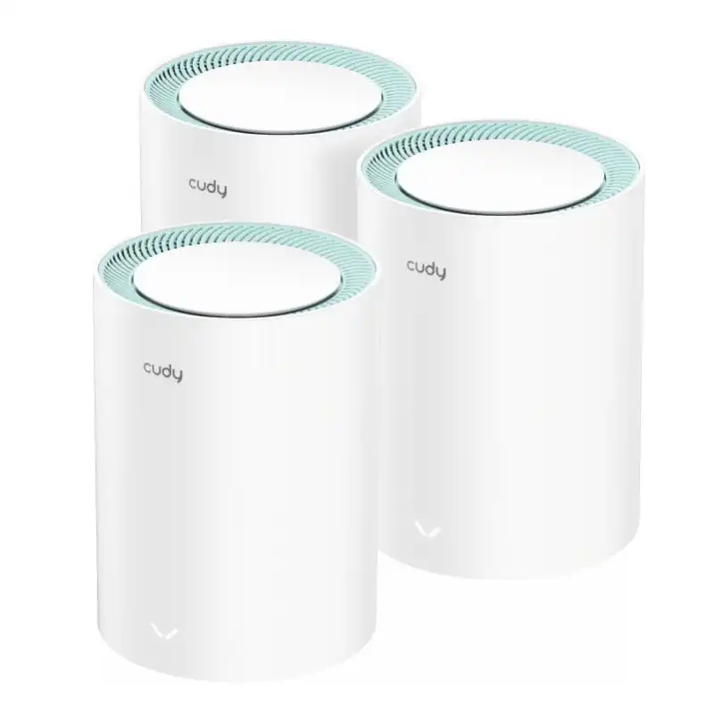Cudy M1300 Pack de 3 Sistema Wi-Fi en Malla Doble Banda AC1200